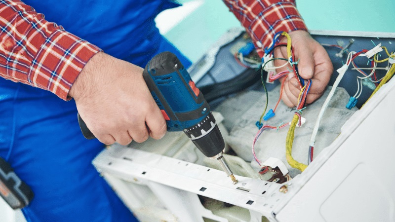 Bağcılar İmmergas İmmergas çamaşır makinesi kart tamiri – Su almama arızası orijinal parça ile giderildi. - Teknik servis örneği